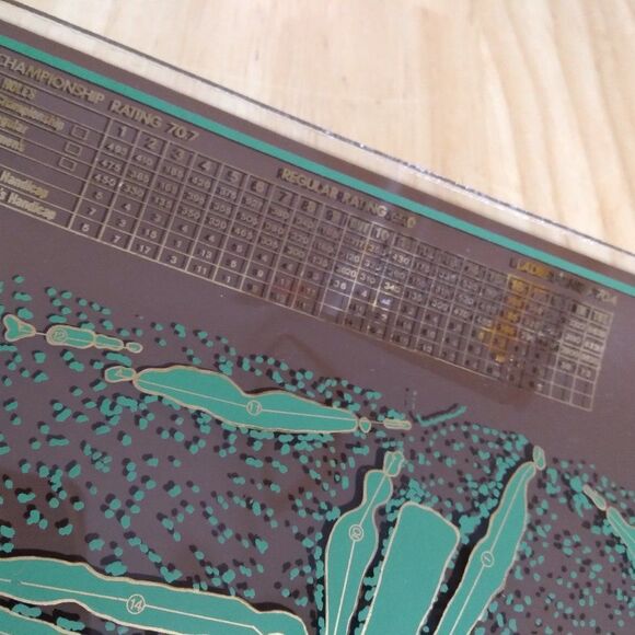 Vintage Desert Horizons Country Club Glass Ashtray Trinket Tray - Picture 5 of 7